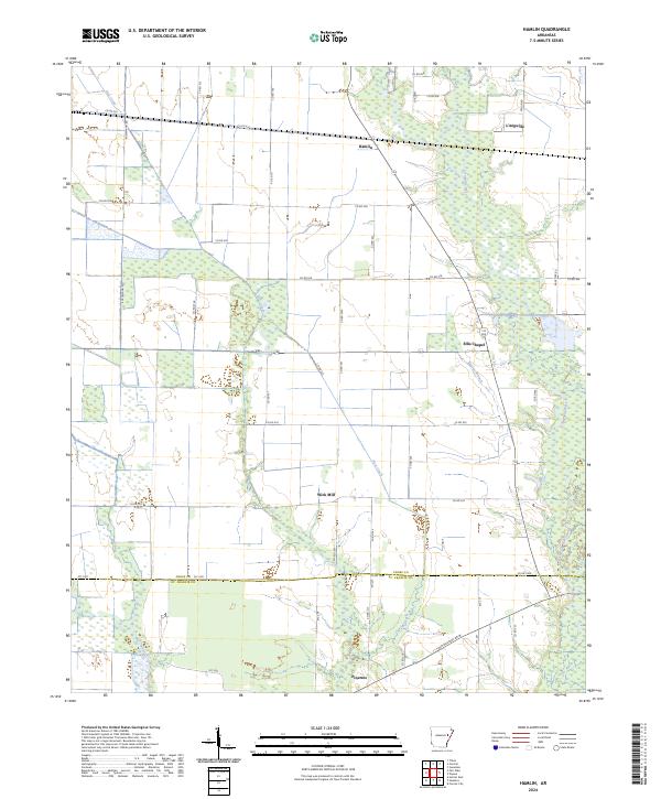 USGS Topographic Map – Hamlin