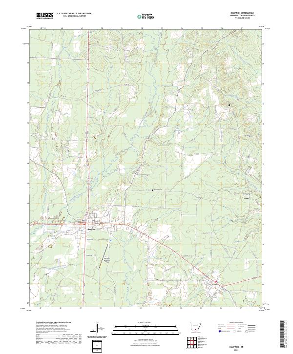 USGS Topographic Map – Hampton