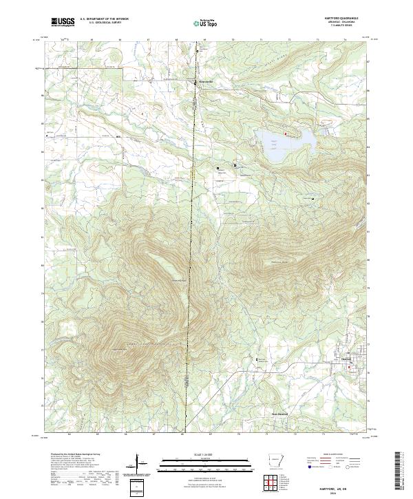 USGS Topographic Map – Hartford