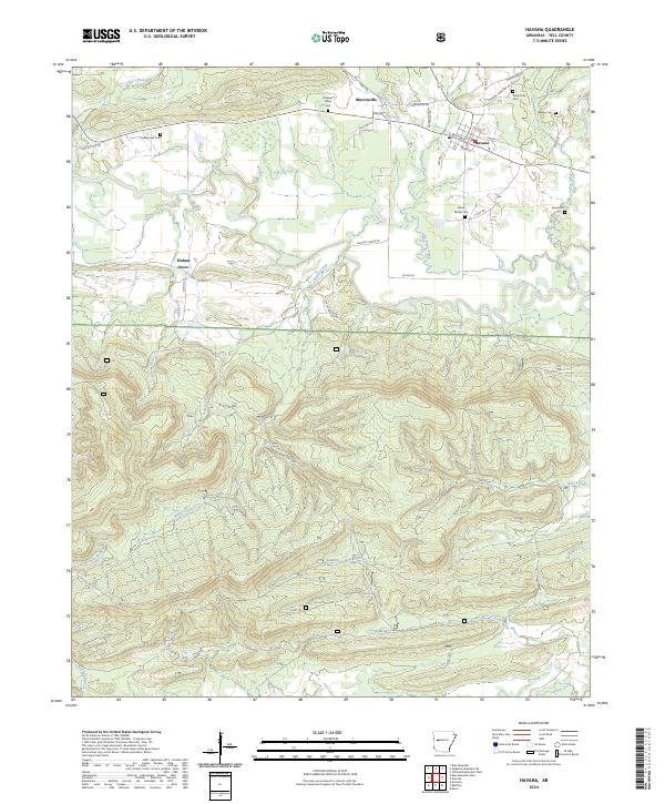 USGS Topographic Map – Havana