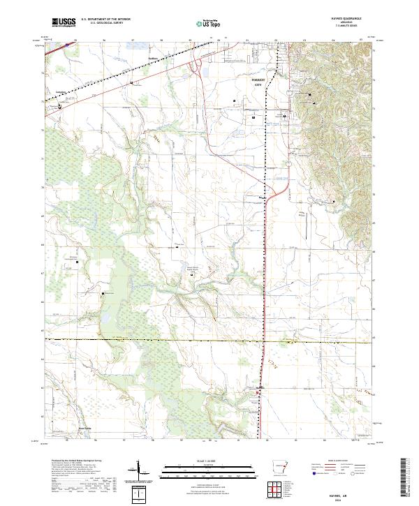 USGS Topographic Map – Haynes