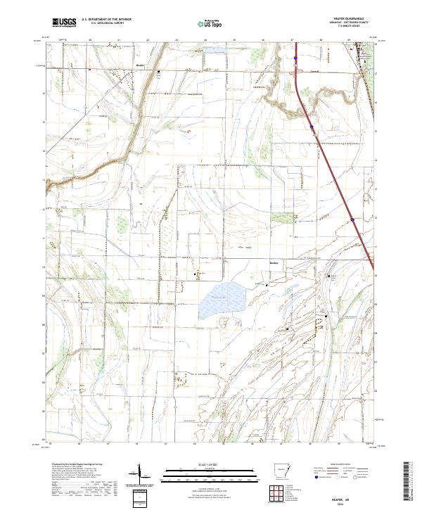 USGS Topographic Map – Heafer