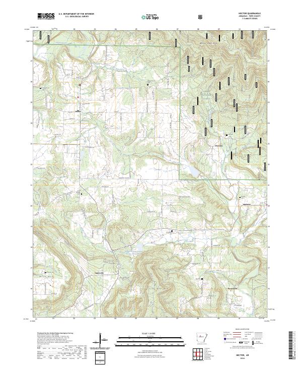 USGS Topographic Map – Hector