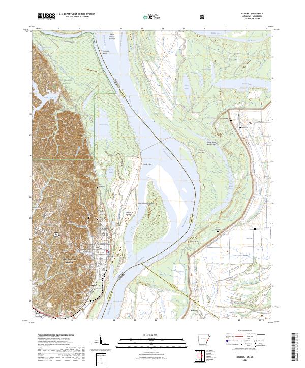 USGS Topographic Map – Helena