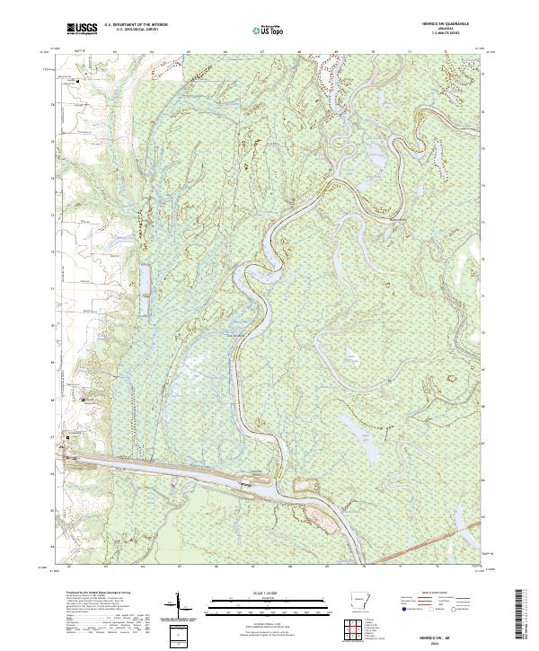USGS Topographic Map – Henrico SW