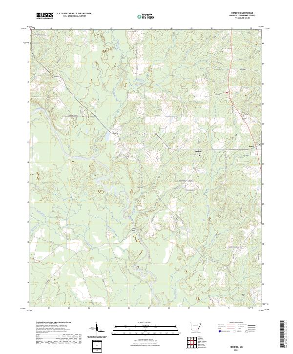 USGS Topographic Map – Herbine