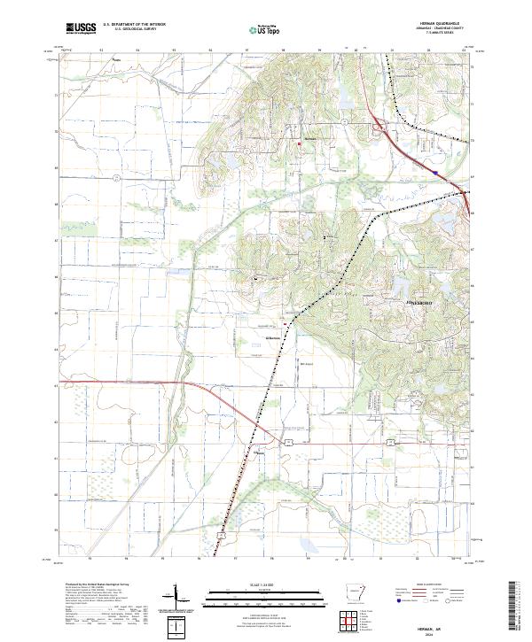 USGS Topographic Map – Herman