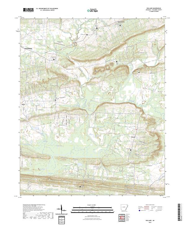 USGS Topographic Map – Holland