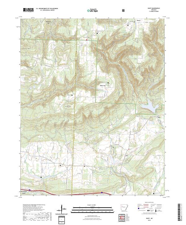 USGS Topographic Map – Hunt