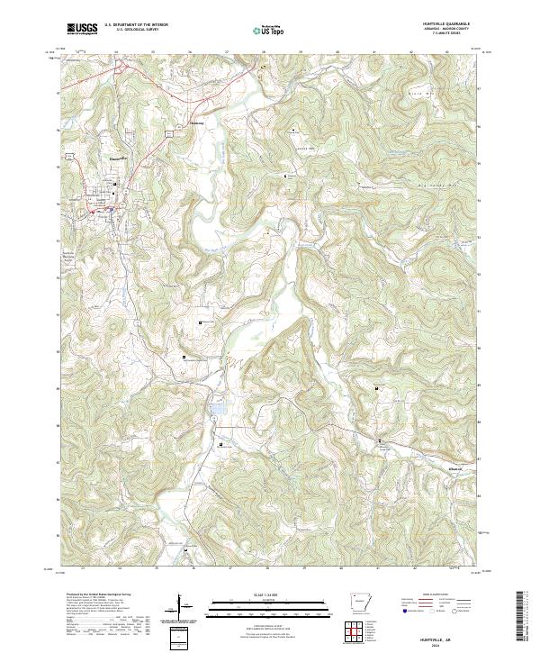 USGS Topographic Map – Huntsville