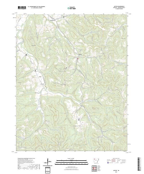 USGS Topographic Map – Japton