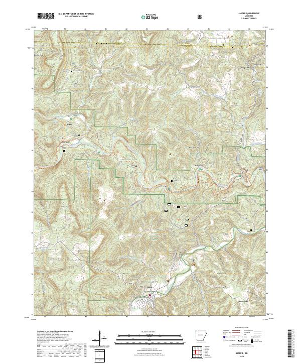 USGS Topographic Map – Jasper