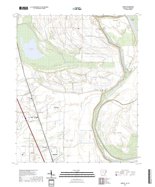 USGS Topographic Map – Jericho