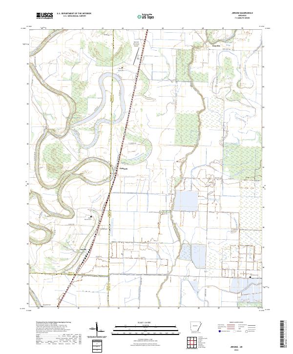 USGS Topographic Map – Jerome