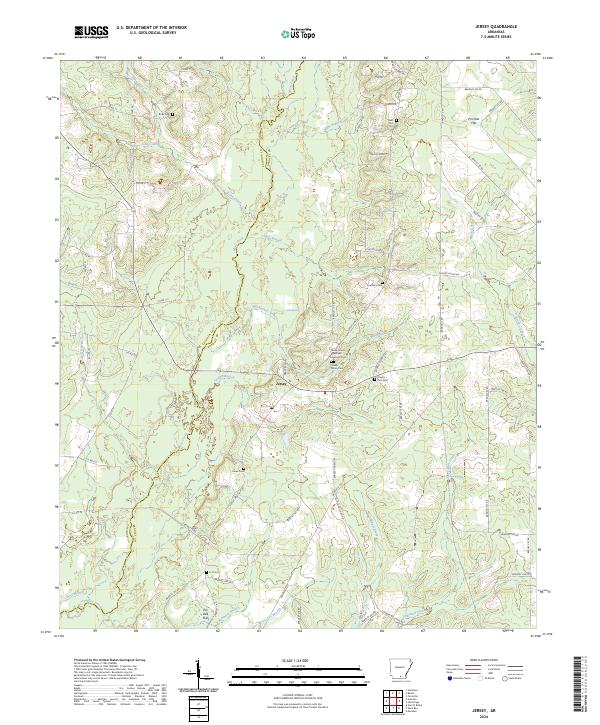 USGS Topographic Map – Jersey