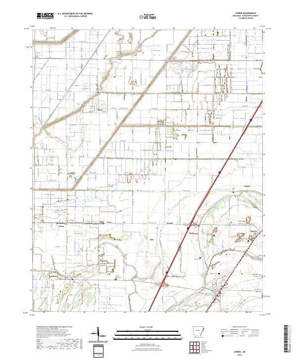 USGS Topographic Map – Joiner