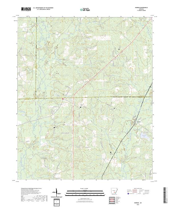 USGS Topographic Map – Kedron