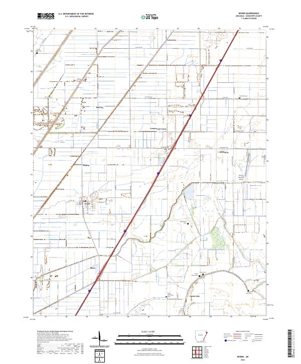 USGS Topographic Map – Keiser