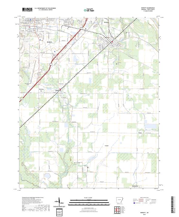 USGS Topographic Map – Kensett