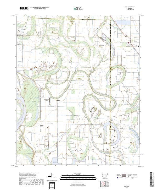 USGS Topographic Map – Keo