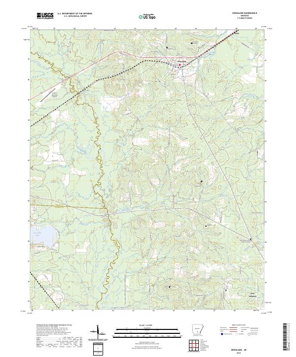 USGS Topographic Map – Kingsland
