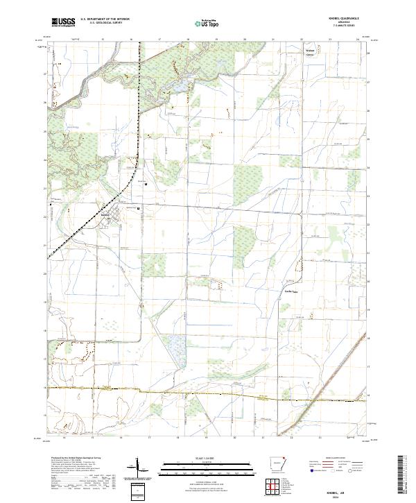 USGS Topographic Map – Knobel