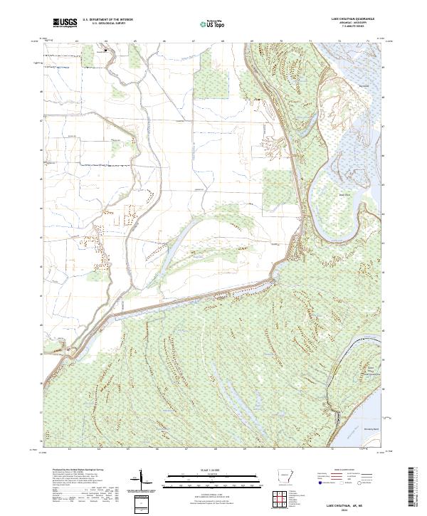 USGS Topographic Map – Lake Cheatham