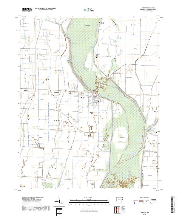 USGS Topographic Map – Lake City