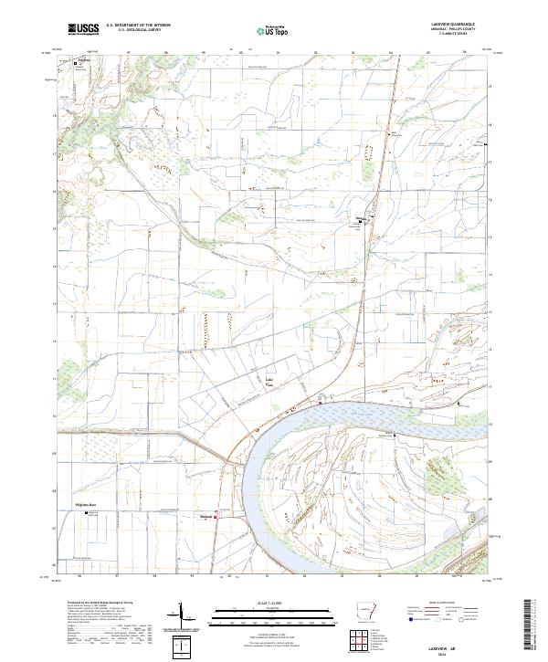 USGS Topographic Map – Lakeview