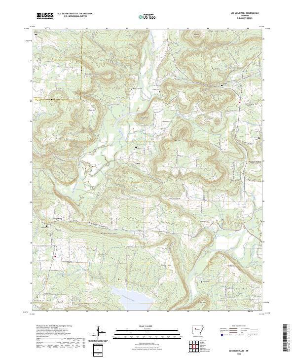USGS Topographic Map – Lee Mountain