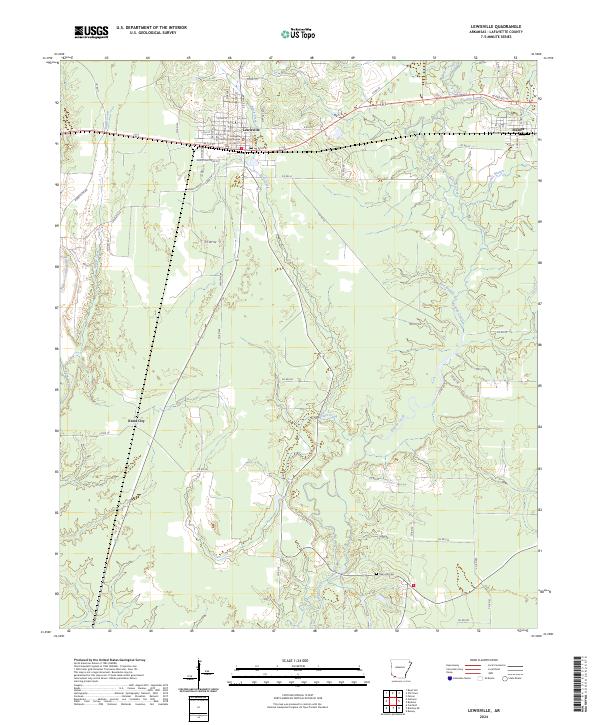 USGS Topographic Map – Lewisville