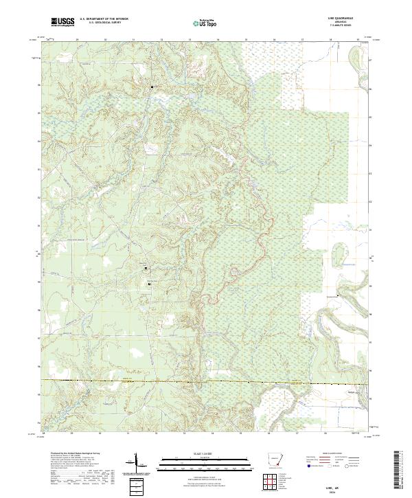 USGS Topographic Map – Line