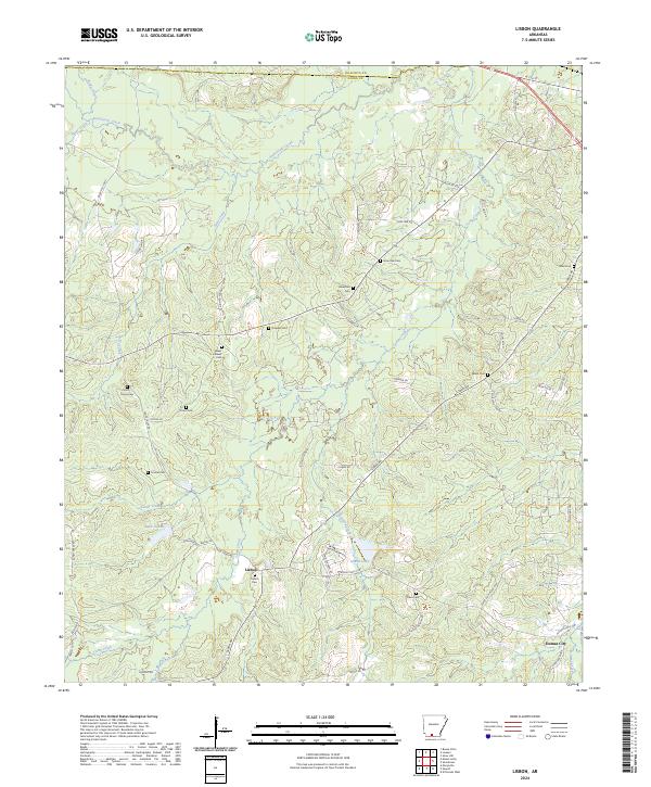 USGS Topographic Map – Lisbon