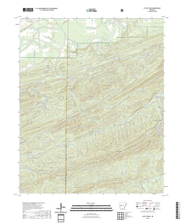 USGS Topographic Map – Little Texas