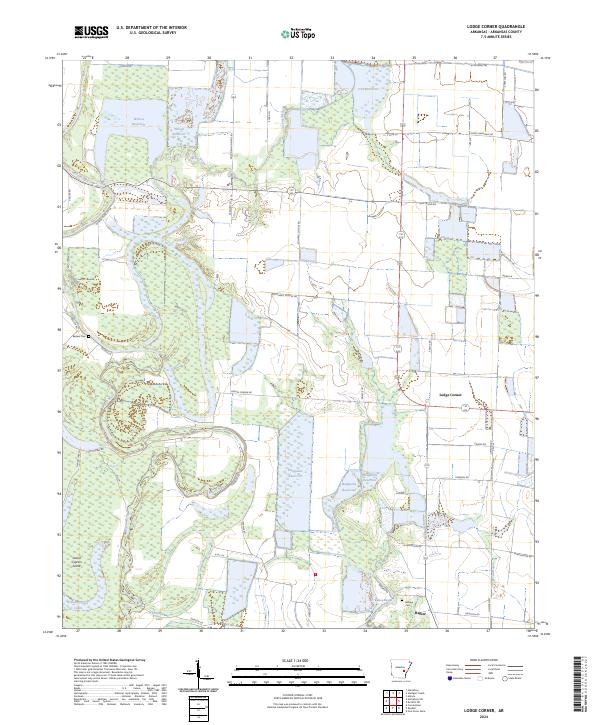 USGS Topographic Map – Lodge Corner