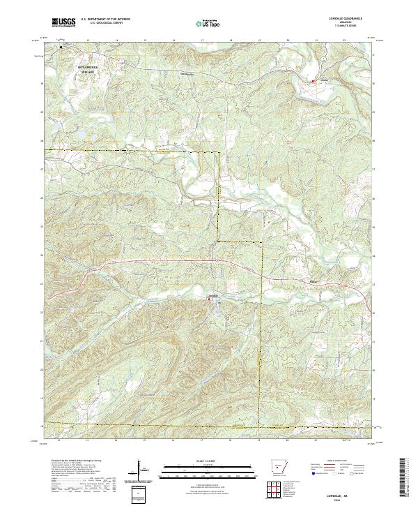 USGS Topographic Map – Lonsdale