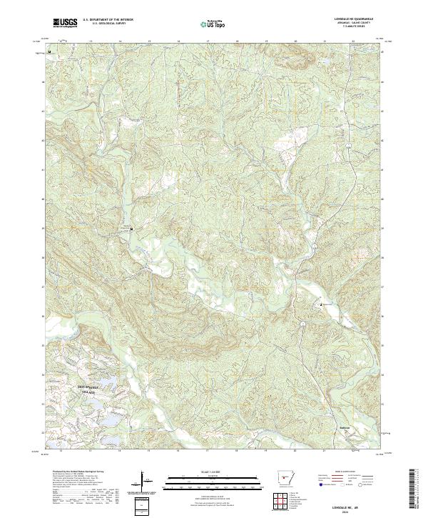 USGS Topographic Map – Lonsdale NE