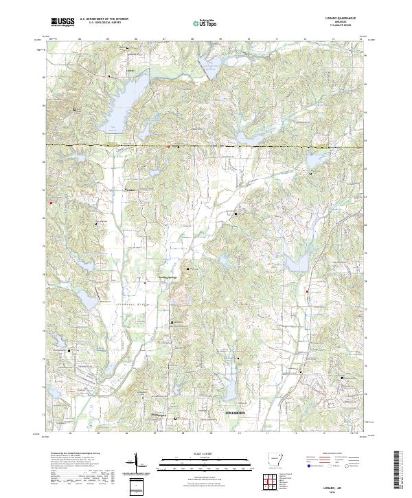 USGS Topographic Map – Lorado