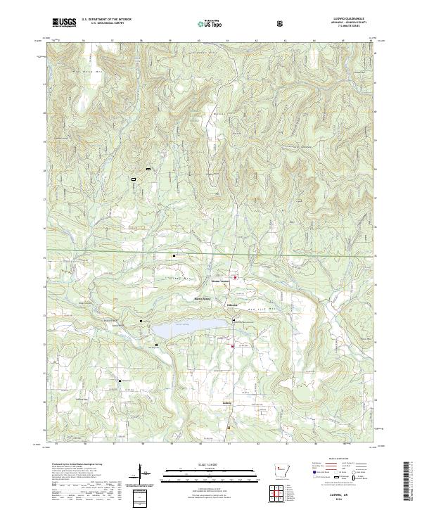 USGS Topographic Map – Ludwig