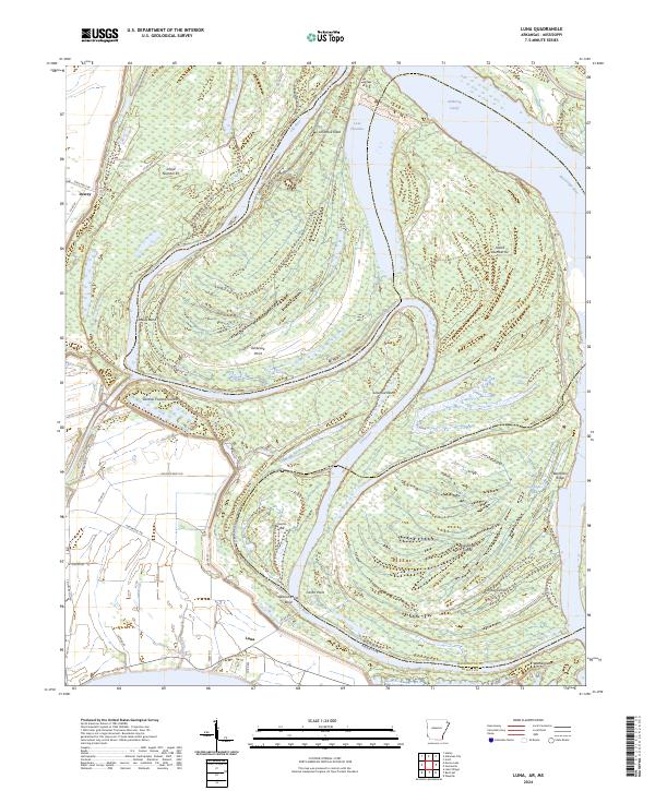 USGS Topographic Map – Luna
