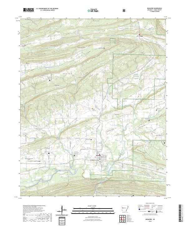 USGS Topographic Map – Magazine