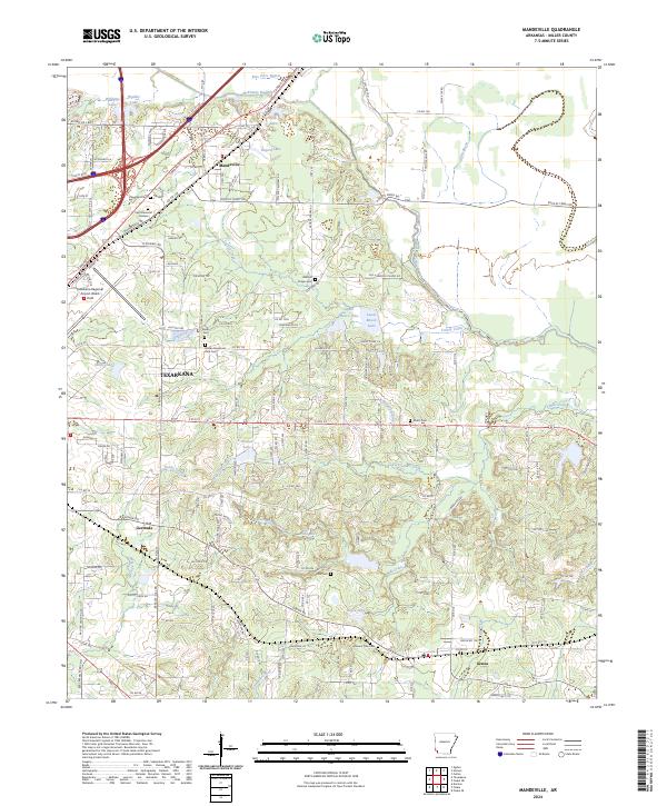 USGS Topographic Map – Mandeville