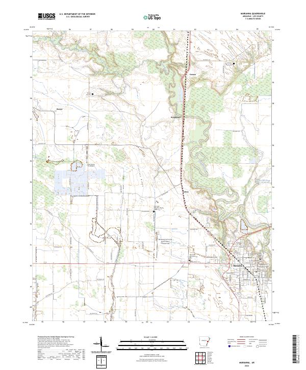 USGS Topographic Map – Marianna