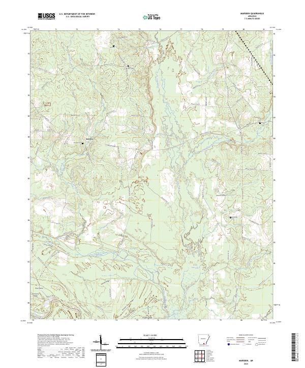 USGS Topographic Map – Marsden
