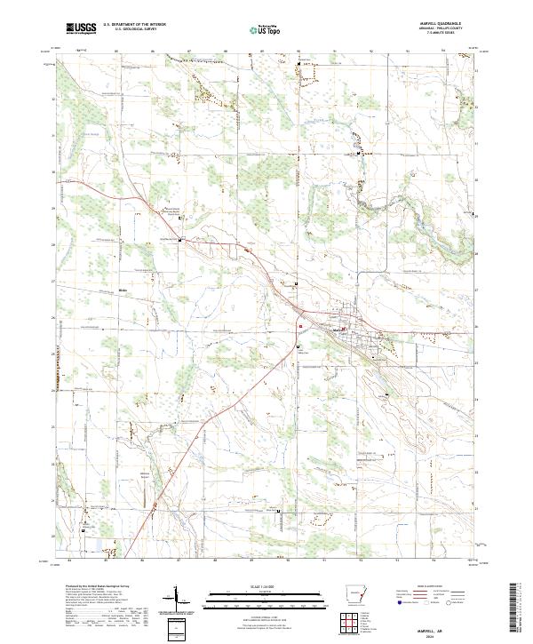 USGS Topographic Map – Marvell