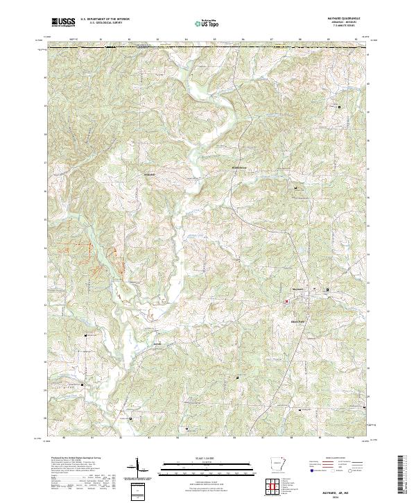 USGS Topographic Map – Maynard