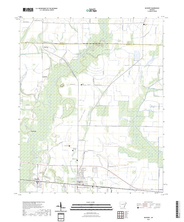 USGS Topographic Map – McCrory