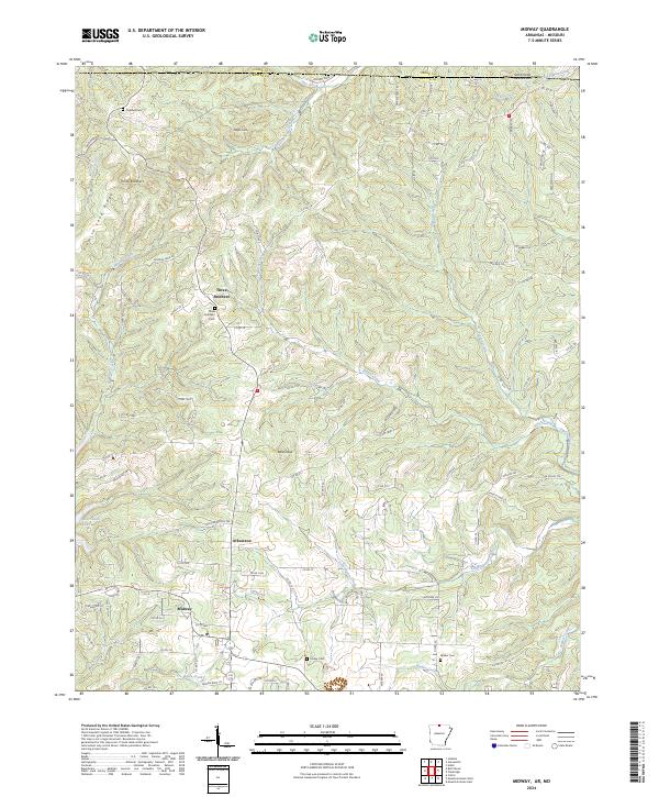 USGS Topographic Map – Midway