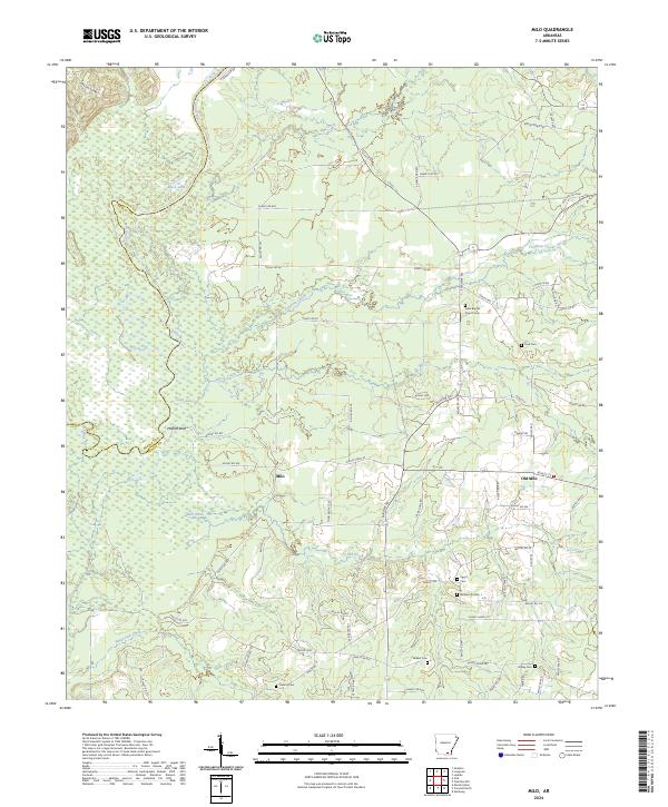 USGS Topographic Map – Milo