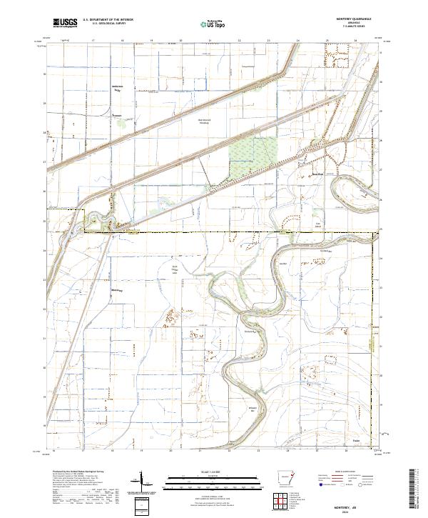 USGS Topographic Map – Monterey